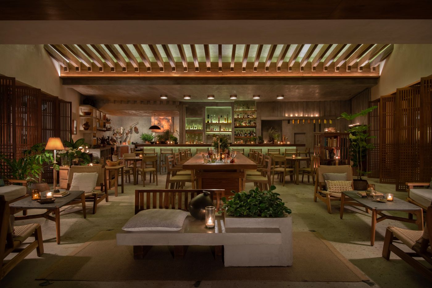 Zapote Bar på Rosewood Mayakoba, Mexico