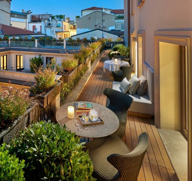 Terrace Suite på Mandarin Oriental Milan, Milano, Italien