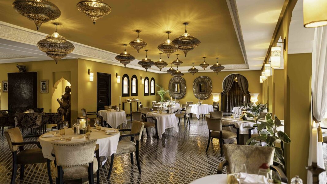 Kanoun Restaurant på Kasbah Tamadot, Marokko