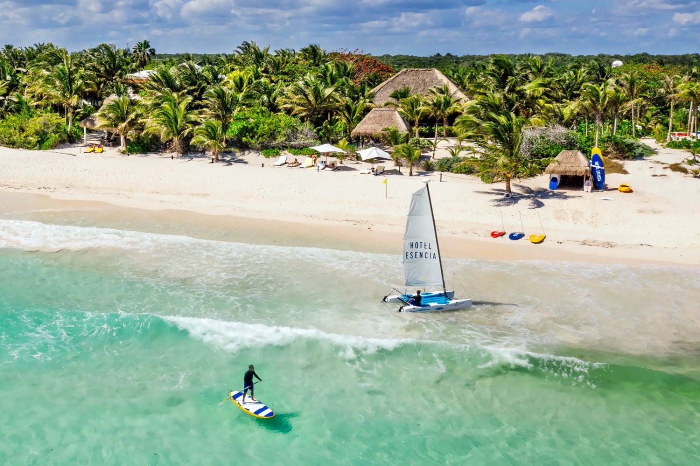Vandsport på Hotel Esencia, Tulum, Mexico