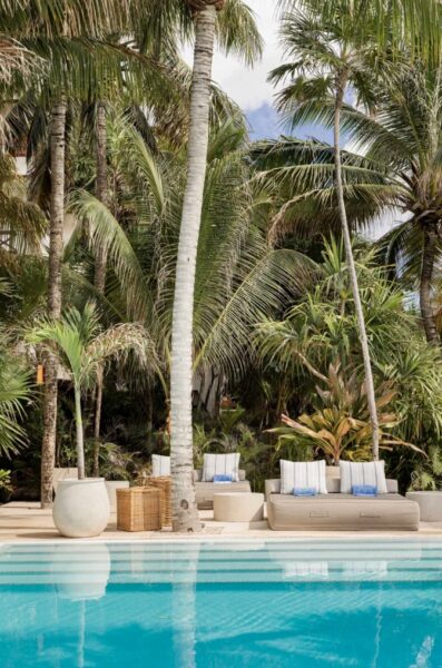 Pool på Jashita Hotel Tulum, Mexico