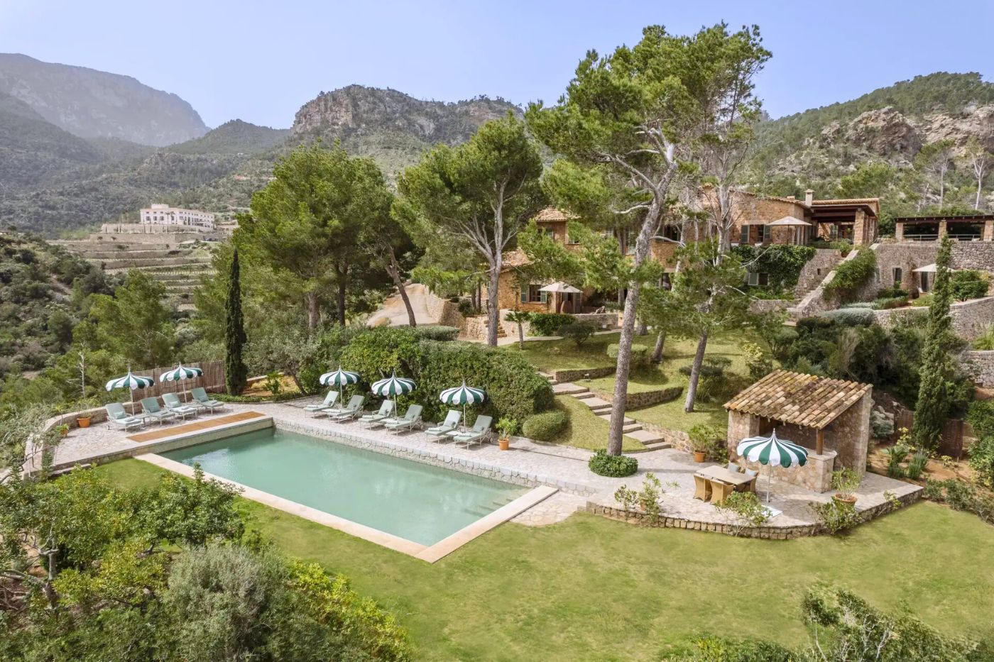 Sa Punta De S'aguila Villa og Pool på Son Bunyola Hotel, Mallorca, Spanien