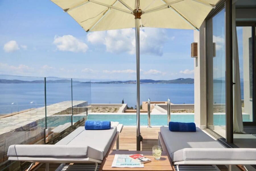 Junior Pool Villa på Eagles Villas, Halkidiki, Grækenland