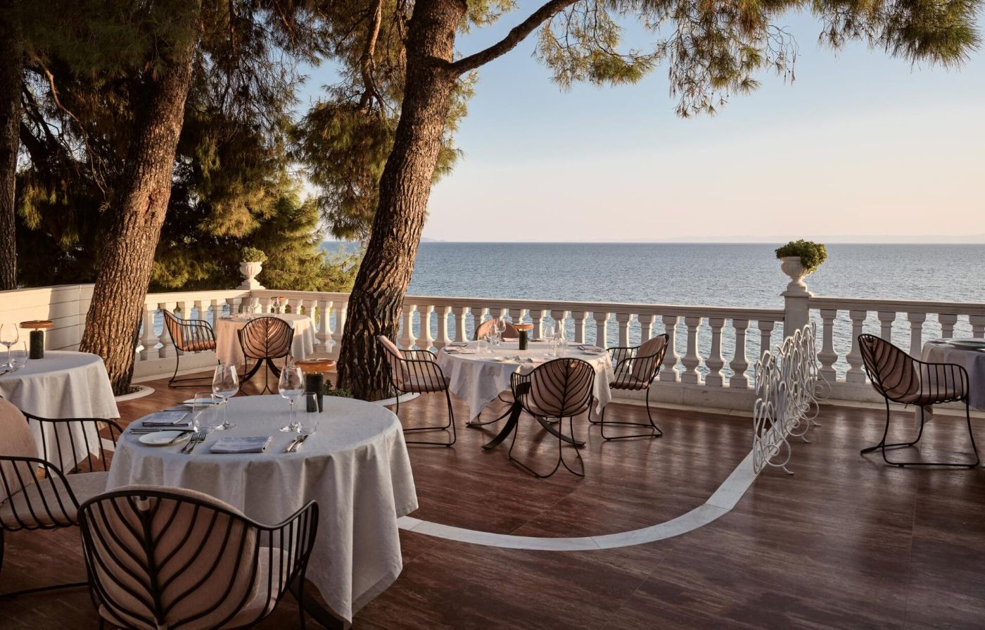 Restauranten The Squirrel på The Danai, Halkidiki, Grækenland