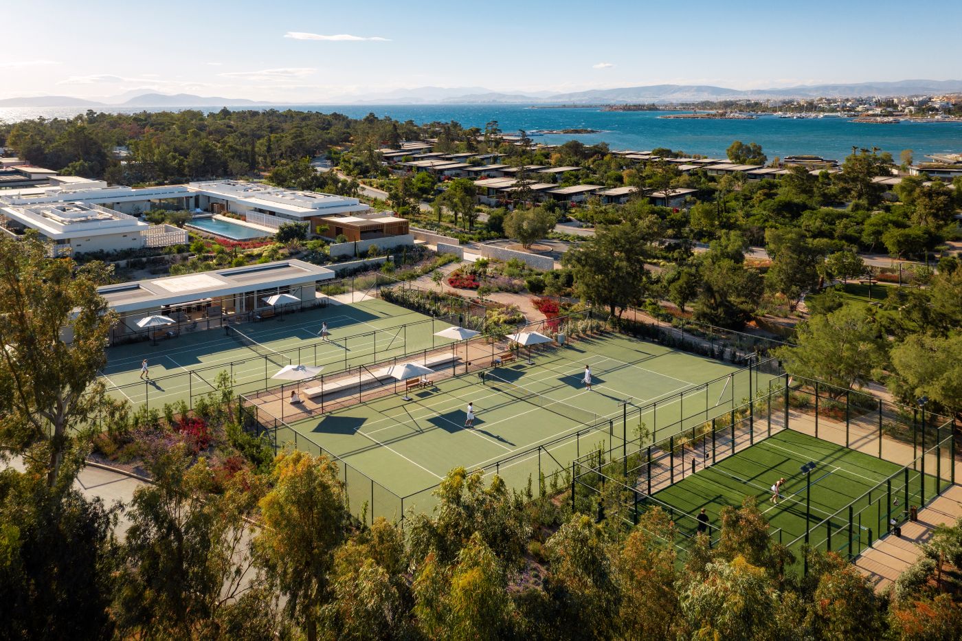 Tennisbaner på One&Only Aesthesis, Grækenland