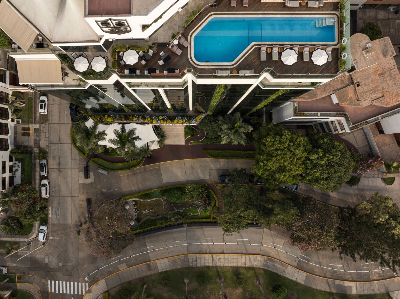 Luftfoto af Miraflores Park, A Belmond Hotel i Lima, Peru