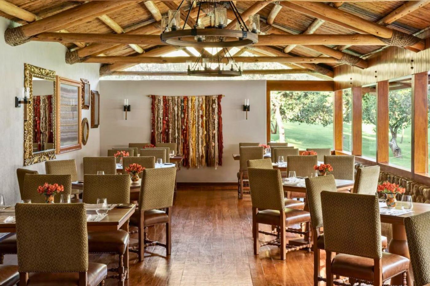 Restauranten El Huerto på Rio Sagrado, A Belmond Hotel, Peru