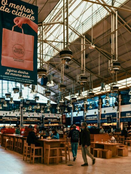 Mercado da Ribeira, oså kaldet Time Out markedet i Lissabon, Portugal