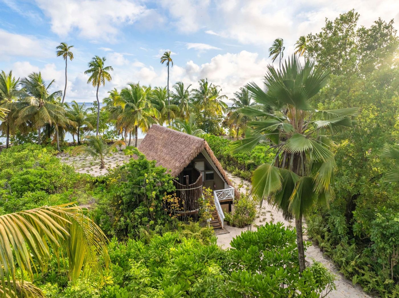 Beach Bungalow på Alphonse Island, Seychellerne
