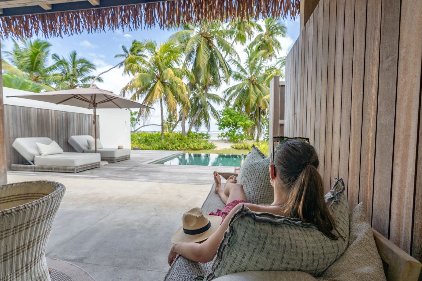 Beach Villa med pool på Alphonse Island, Seychellerne