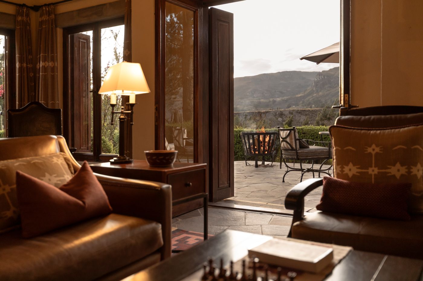 Udsigt fra stue i suite, Las Casitas, A Belmond Hotel, Peru