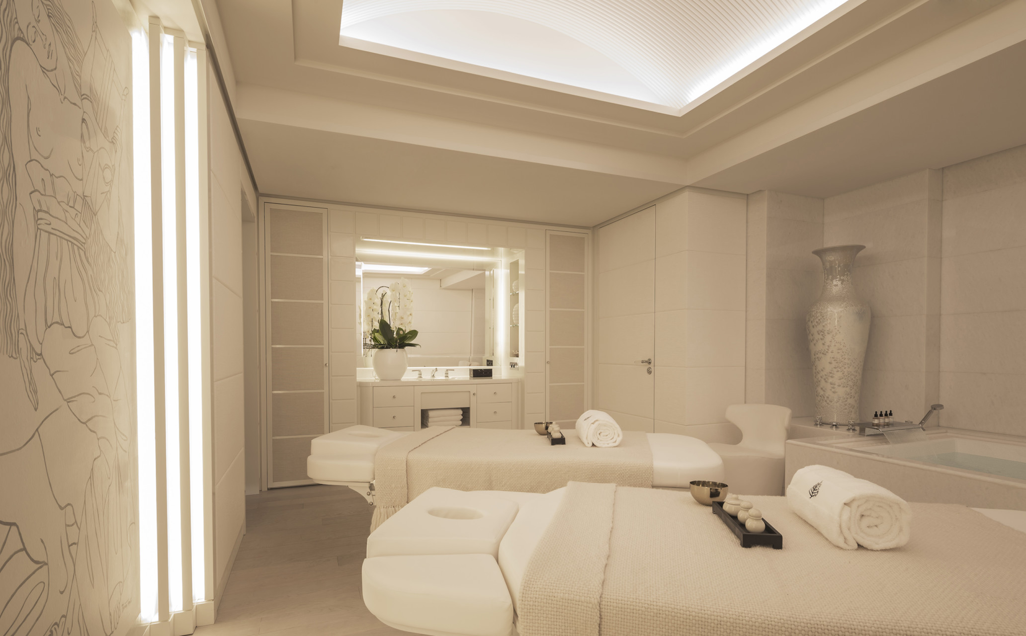 Spa behandlingsrum, Four Seasons Megève, Frankrig