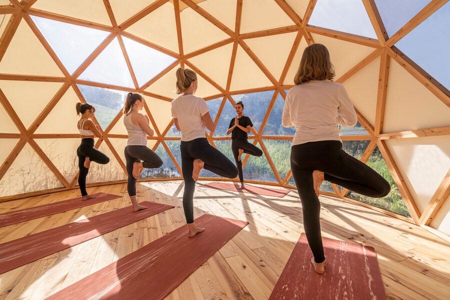Yoga, Four Seasons Megève, Frankrig