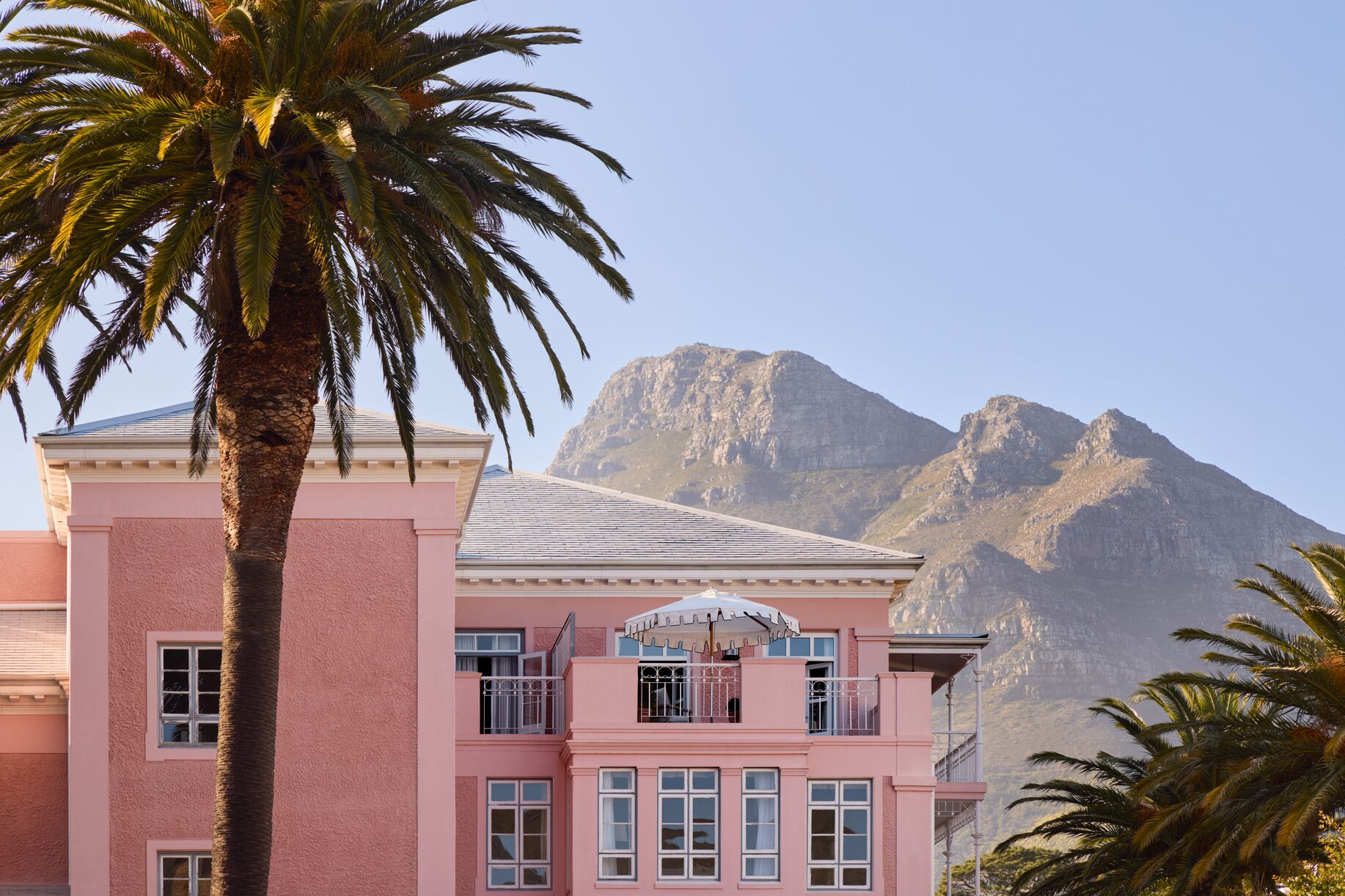 Table Mountain fra hotellet, Mount Nelson, A Belmond Hotel, Sydafrika