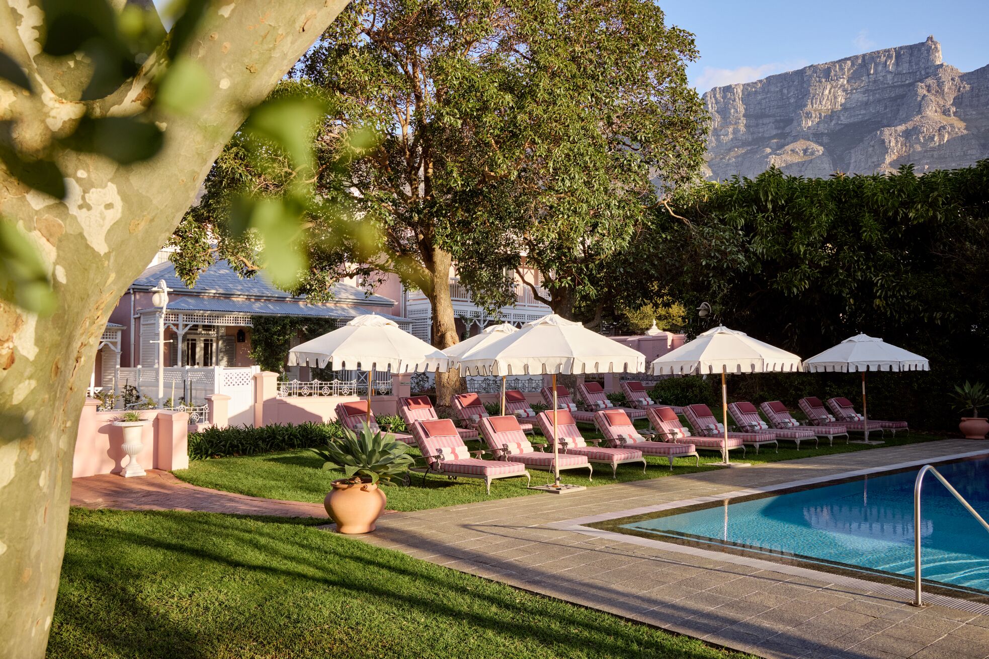 Poolområde, Mount Nelson, A Belmond Hotel, Sydafrika